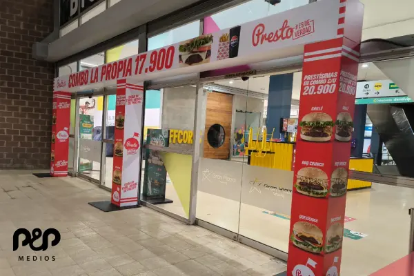 Publicidad en centros comerciales